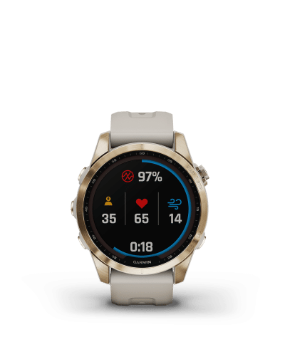 Garmin Fenix 7S Sapphire Solar - 010-02539-21