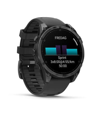 Garmin fēnix® 8–47 mm, AMOLED - Skifergrå med Sort silikonrem - Bilde 3