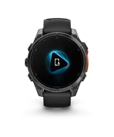 Garmin fēnix® 8–47 mm, AMOLED - Skifergrå med Sort silikonrem - Bilde 4