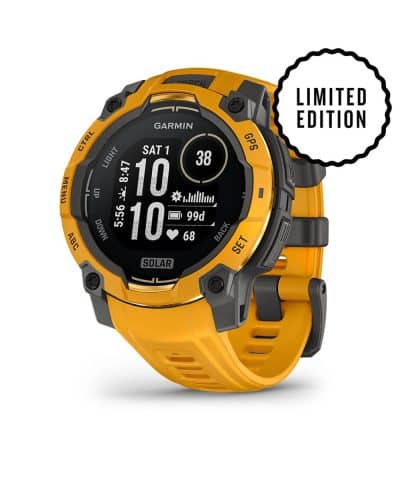 Garmin Instinct® 3 – 45 mm, Solar - Sunburst med Sunburst/grå rem