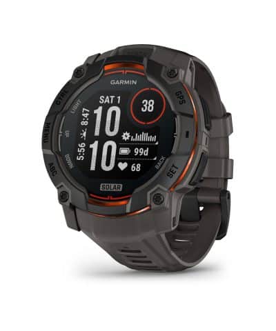 Garmin Instinct® 3 – 50 mm, Solar - Sort med koksgrå rem