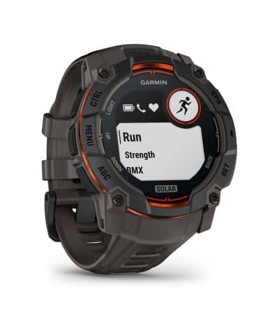 Garmin Instinct® 3 – 50 mm, Solar - Sort med koksgrå rem - Bilde 3