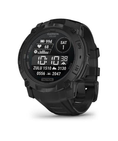 Garmin Instinct® 3 – 50 mm, Solar, Tactical Edition - Sort med sort rem