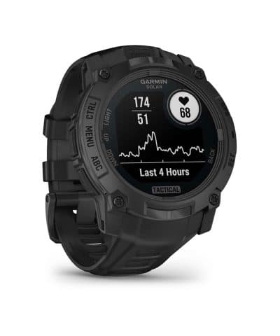 Garmin Instinct® 3 – 50 mm, Solar, Tactical Edition - Sort med sort rem - Bilde 3