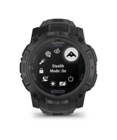 Garmin Instinct® 3 – 50 mm, Solar, Tactical Edition - Sort med sort rem - Bilde 4