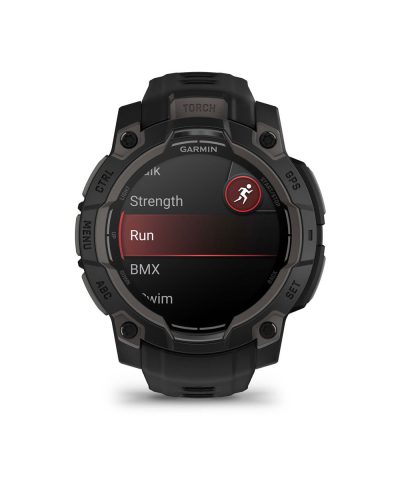 Garmin Instinct® 3 – 45 mm, AMOLED - Sort med sort rem - Bilde 2