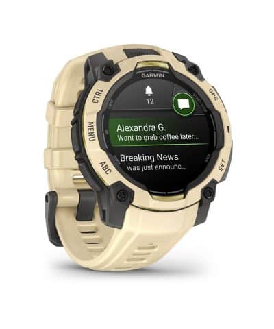 Garmin Instinct® 3 – 45 mm, AMOLED - Sitrinfarget med sitrinfarget rem - Bilde 3