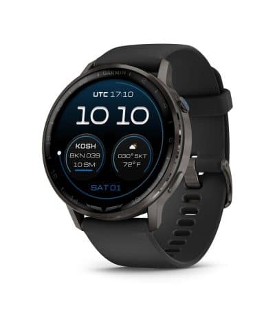 Garmin D2™ Air X15 - Skifergrå med sort silikonrem