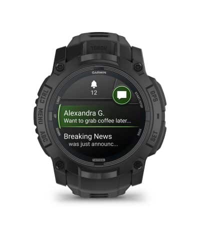 Garmin Instinct® 3 – 50 mm, AMOLED, Tactical Edition - Sort med sort rem - Bilde 2