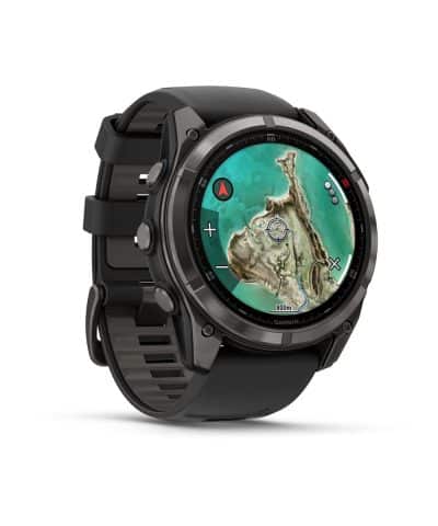 Garmin fēnix® 8 Pro – 51 mm, MicroLED - Sapphire, Karbongrå DLC-titan med sort/steingrå silikonrem - Bilde 2