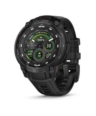 Garmin Instinct® Crossover AMOLED - Tactical Edition - Sort