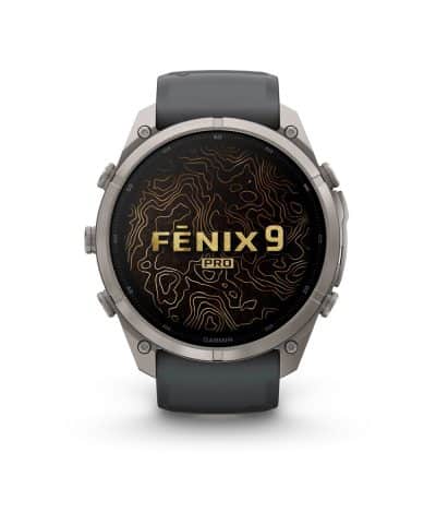 Garmin fēnix® 9 Pro – 51mm - Titan med grafittfarget/svart silikonrem - Bilde 2