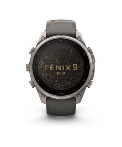 Garmin fēnix® 9 Pro – inReach®, Solar, 47mm - Titan med steingrå silikonrem - Bilde 2