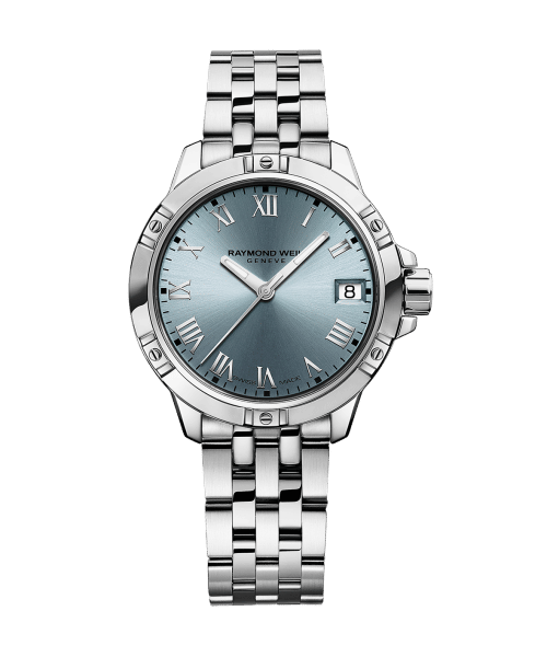 Raymond Weil Tango Classic Ladies Quartz Blue Dial Steel Date Watch 30mm - 5960-ST-00500