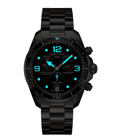 Alternative view of Certina DS Action Chronograph 43mm Titanium - C032.434.44.087.00