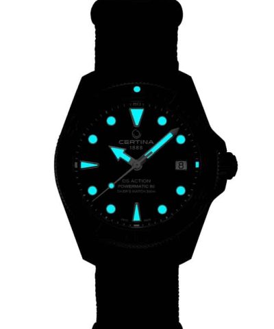 Alternative view of Certina DS Action Diver 38mm Powermatic 80 - C048.807.38.051.00