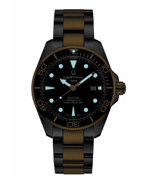 Alternative view of Certina DS Action Diver Powermatic 80 43mm - C032.607.22.041.00