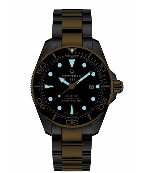 Alternative view of Certina DS Action Diver Powermatic 80 43mm - C032.607.22.051.00