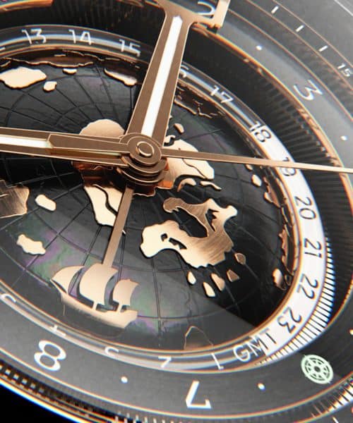 Alternative view of DeSanders Voyage GMT Black Pearl