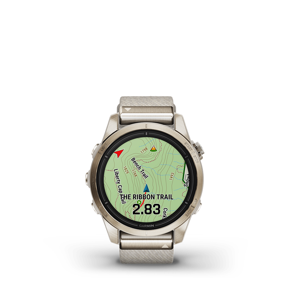 Garmin epix Pro (Gen 2) – Sapphire Edition 42mm, Soft Gold, Nylon - Bilde 3