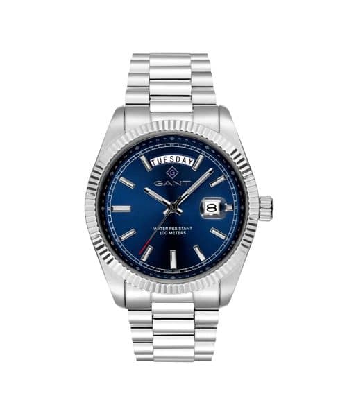 Gant Fairfax Herre Stål / Blå 41mm - G189002