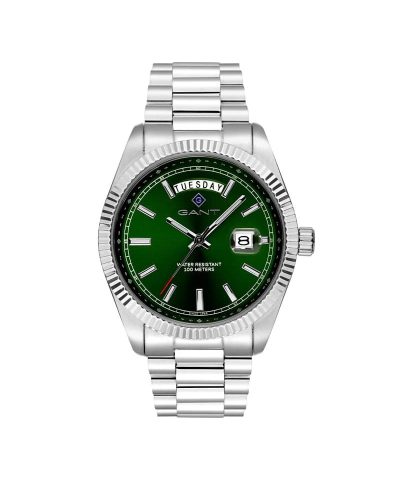 Gant Fairfax Herre Stål / Grønn 41mm - G189003