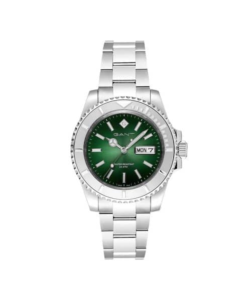 Gant Watertown Stål / Grønn 41mm - G204003