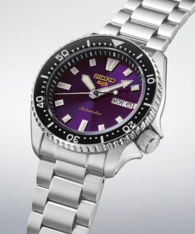 Alternative view of Seiko 5 Sports "SKX series" in Edo Purple 145th Anniversary Limited Edition 42mm - HDB003K1