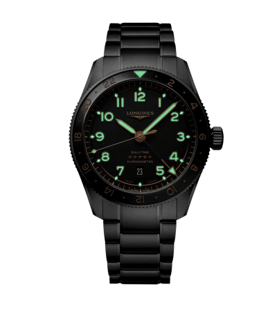 Alternative view of Longines Spirit Zulu Time GMT 42mm - L3.812.4.50.6