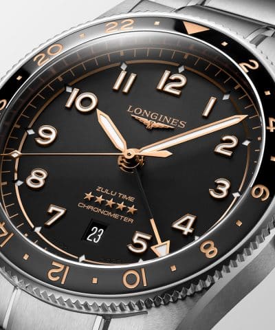 Longines Spirit Zulu Time GMT 42mm - L3.812.4.50.6 - Bilde 3