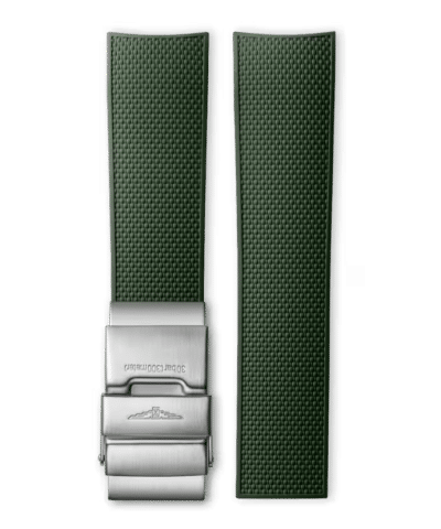 Longines Official HydroConquest Green Rubber Strap (HydroConquest 41MM)