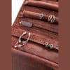 Leanschi jewellery travel pouch/brown