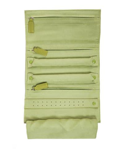 Leanschi jewellery travel pouch/green