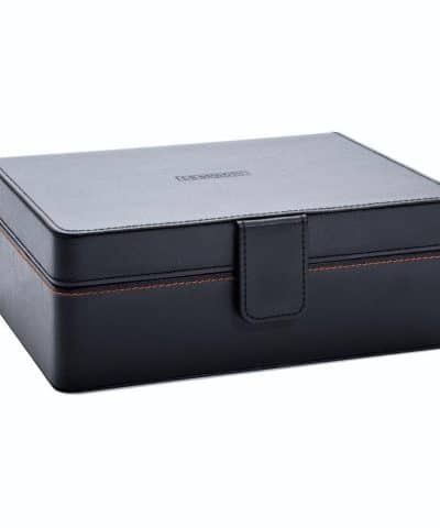 Alternative view of Leanschi 6 slot box/black