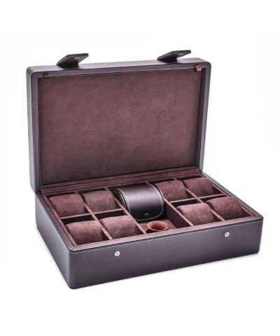 Leanschi 9 slot box with tools and magnifier