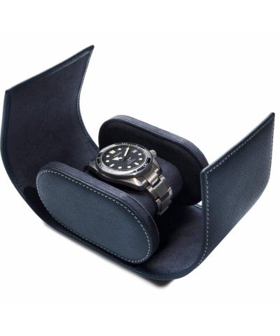 Leanschi 1 watch roll/blue leather - Bilde 2