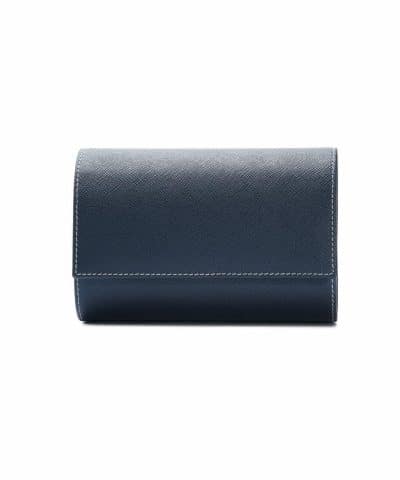 Alternative view of Leanschi 2 watch roll/blue leather