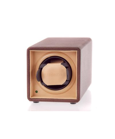 Leanschi Single watchwinder | Classic chocolate edition