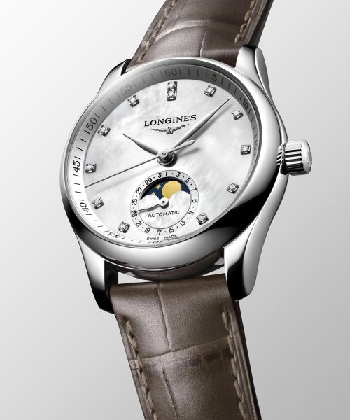 Alternative view of Longines Master Collection Moon Phase 34mm - L2.409.4.87.4