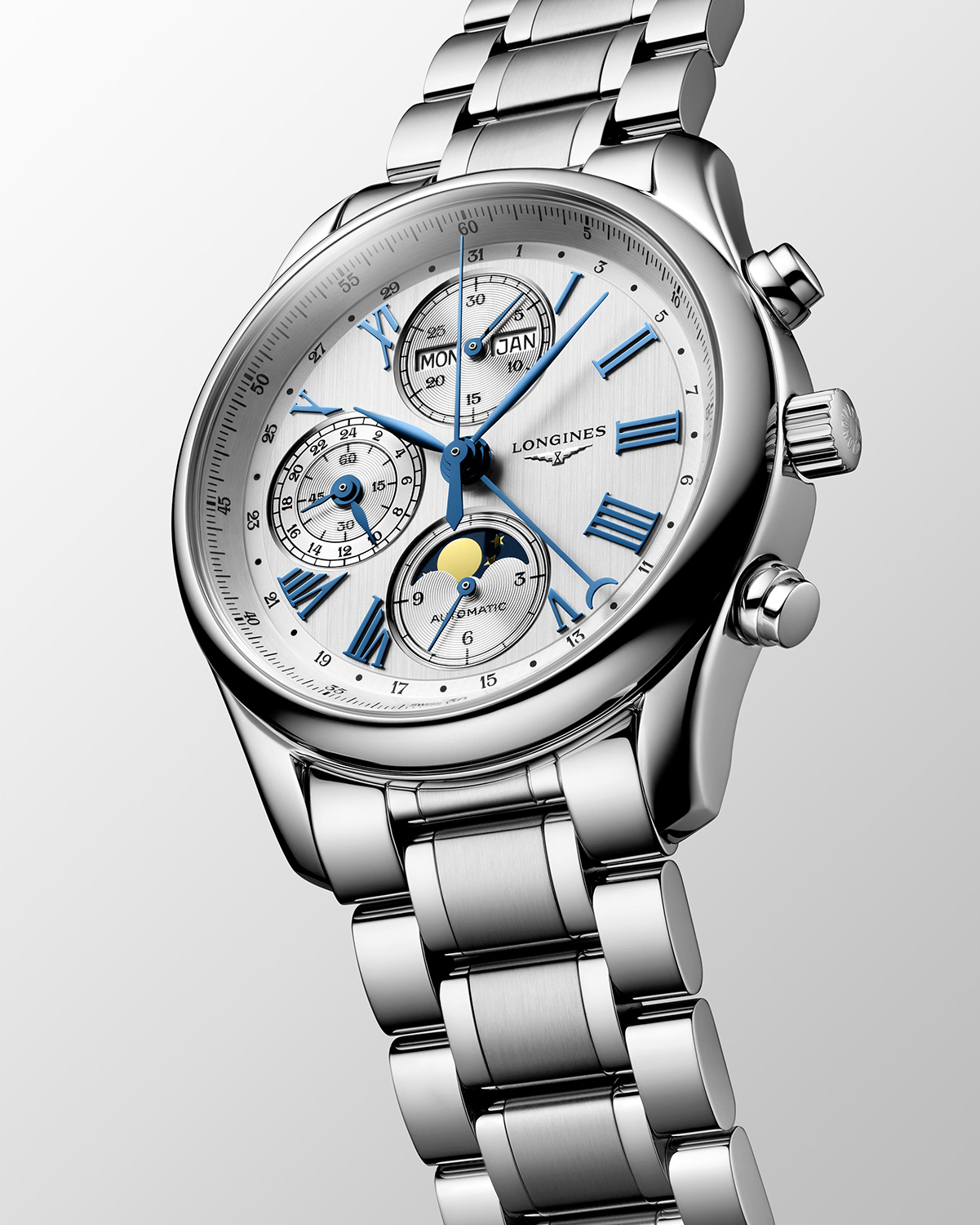 Longines Master Collection Chronograph Moon Phase 40mm - L2.673.4.71.6 - Bilde 2