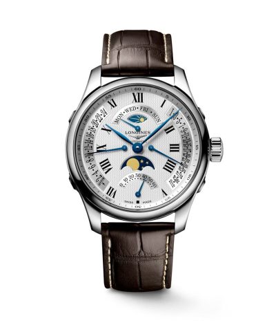 Longines Master Collection GMT Day-Date Moon Phase Retrograde 44mm - L2.739.4.71.3