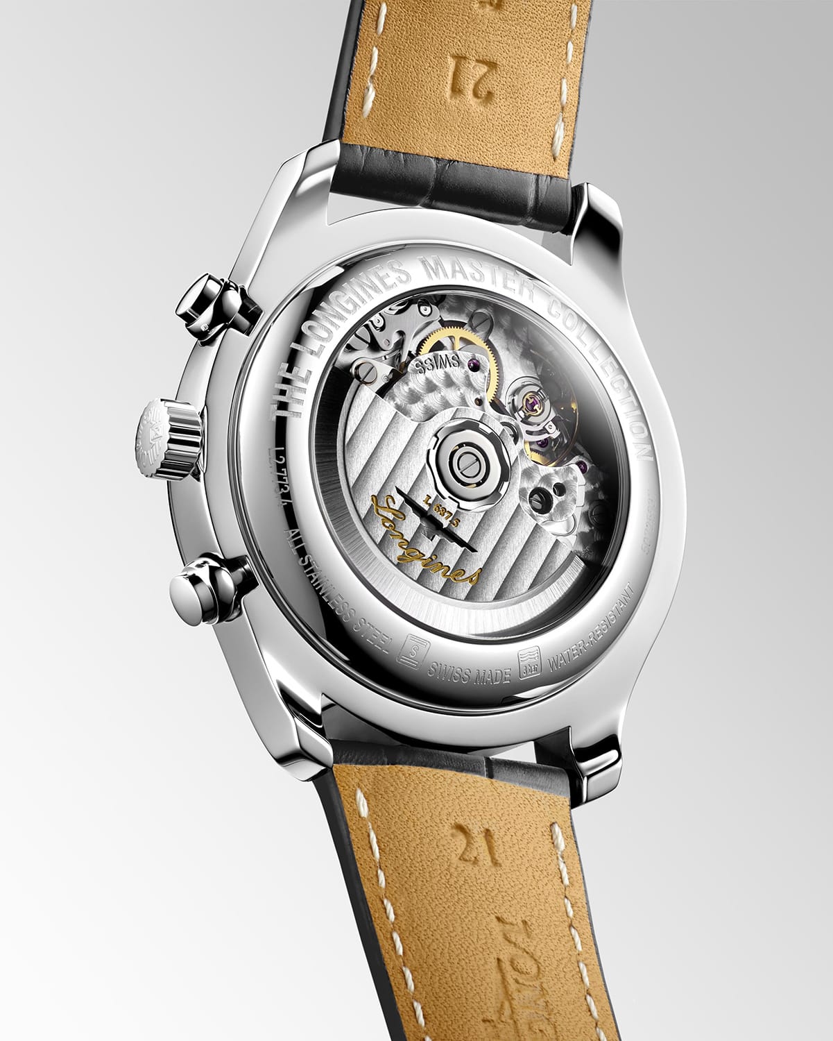 Longines Master Collection Chronograph Moon Phase 42mm - L2.773.4.61.2 - Bilde 3