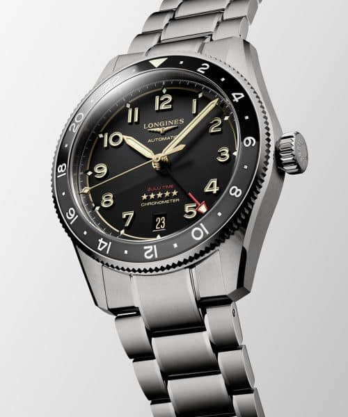 Alternative view of Longines Spirit Zulu Time Titanium 39mm - L3.802.1.53.6
