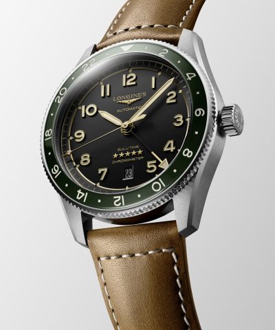 Alternative view of Longines Spirit Zulu Time GMT 42mm - L3.812.4.63.2