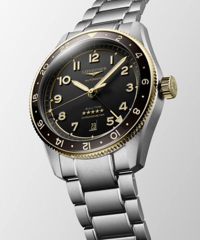 Alternative view of Longines Spririt Zulu Time GMT 42mm - L3.812.5.53.6