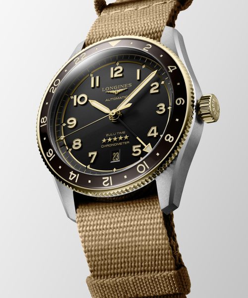 Alternative view of Longines Spririt Zulu Time GMT 42mm - L3.812.5.53.9