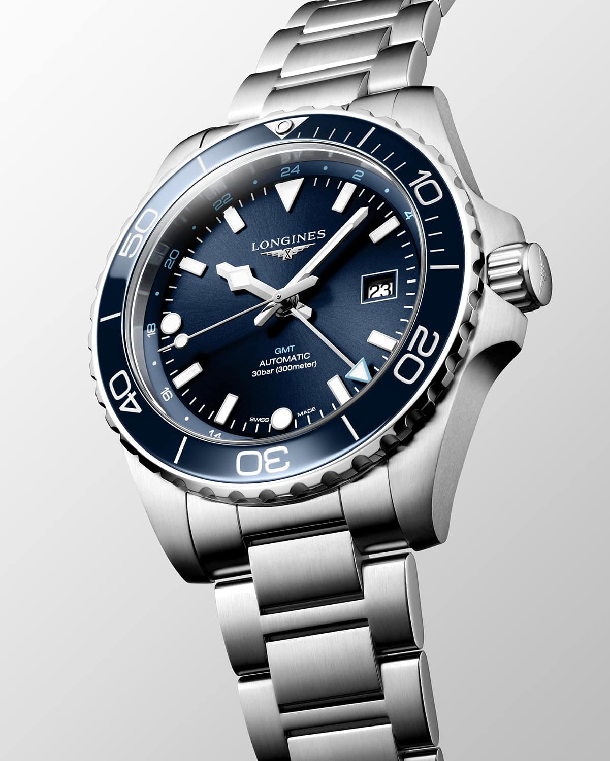 Longines HydroConquest GMT 43MM - L3.890.4.96.6 - Bilde 2