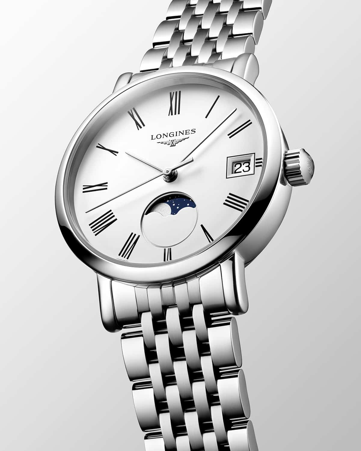 Longines Elegant Collection Moon Phase 30MM - L4.330.4.11.6 - Bilde 2