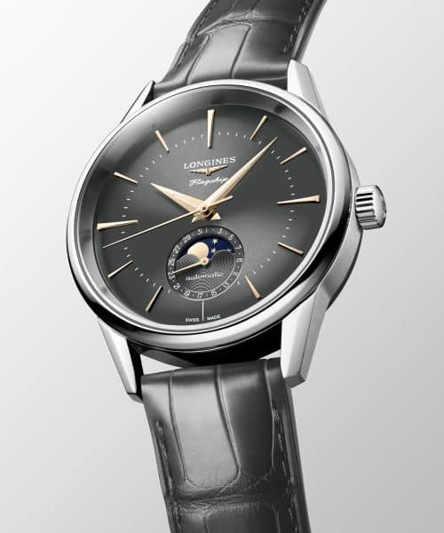 Alternative view of Longines Flagship Heritage Moonphase 38mm - L4.815.4.52.2
