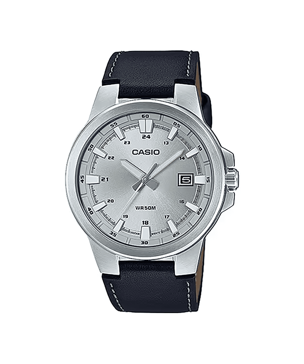 Casio Collection MTP-E173L-7AVEF - Orologio Analogico Uomo, Quadrante Argento